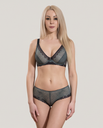 Load image into Gallery viewer, Bicolor Bra 001-828 Black

