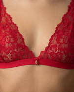 Load image into Gallery viewer, Bralet Bra 002-607 Red

