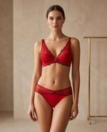 Load image into Gallery viewer, Fashion Bra 005-701 Red
