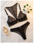 Load image into Gallery viewer, Bralet Bra 48-380 Black
