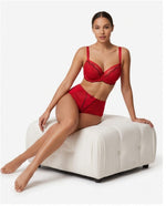 Load image into Gallery viewer, Fashion Bra 715-701 Red
